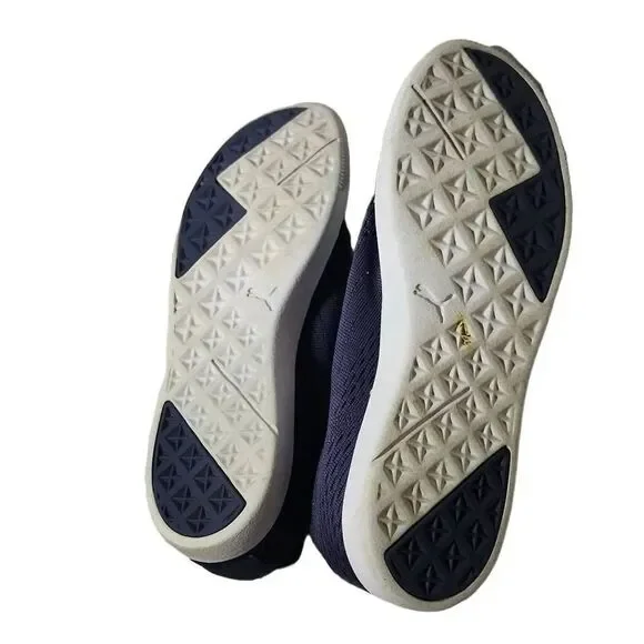 Puma Ladies Size 6.5 Blue Mesh Lo Top Sneakers - Picture 5 of 6